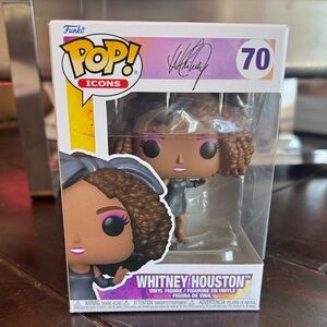 Funko Pop! Icons Whitney Houston with Brown Hair